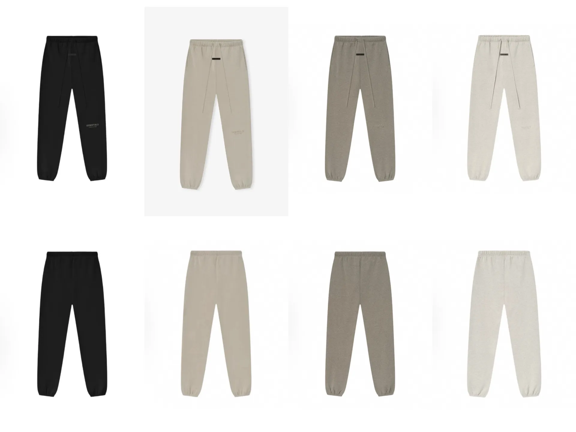 🎀Hot Sale 🎀108 【 Brown】Fear of God Essentials SS 25 Vintage Fleece Sweatpant Same Style 2025 Size：XS-XL ： Heather Stone Brown TIMBER Homestad Heather